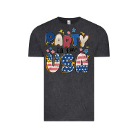 Vintage Black party in the usa Vintage Tee - MaliasSmallBusiness