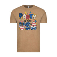 Vintage Coffee party in the usa Vintage Tee - MaliasSmallBusiness