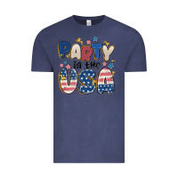 Vintage Denim party in the usa Vintage Tee - MaliasSmallBusiness