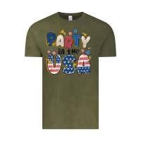 Vintage Olive party in the usa Vintage Tee - MaliasSmallBusiness