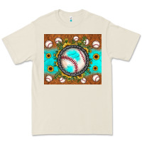 Bone baseball turquoise sunflower Premium Tee - JahusDesignShop
