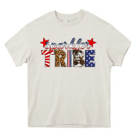 Cream sparkler tribe Heavy Core Tee - HRA Design Shop