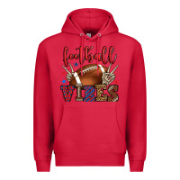 Cardinal Football vibes red and blue Premium Hoodie - HowdyJamesFarm