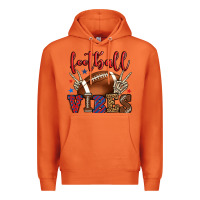Carrot Football vibes red and blue Premium Hoodie - HowdyJamesFarm