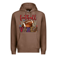 Chestnut Football vibes red and blue Premium Hoodie - HowdyJamesFarm