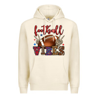 Tofu Football vibes red and blue Premium Hoodie - HowdyJamesFarm