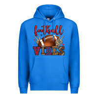 True Royal Football vibes red and blue Premium Hoodie - HowdyJamesFarm