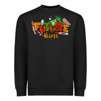 Black future nurse juneteenth Heavyweight Sweatshirt - NancyCooperArtShop