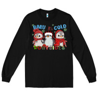 Black baby ıt's cold outside Long Sleeve Tee - MaliasSmallBusiness