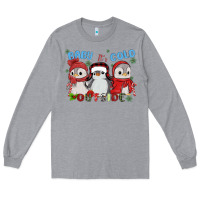 Heather Grey baby ıt's cold outside Long Sleeve Tee - MaliasSmallBusiness