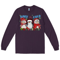 Plum baby ıt's cold outside Long Sleeve Tee - MaliasSmallBusiness