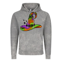 Cloud Rock Witch Hat With Spiders Vintage Hoodie - Jasminsmagicworld