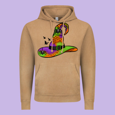 Witch Hat With Spiders Vintage Hoodie Designed By Jasminsmagicworld