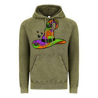 Vintage Olive Witch Hat With Spiders Vintage Hoodie - Jasminsmagicworld