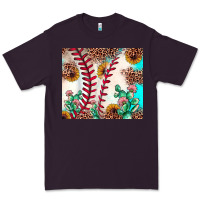 Plum baseball leopard turquoise cactus sunflower Premium Tee - JahusDesignShop