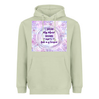 Matcha it hurts to bite my tongue Heavyweight Hoodie - TumblerDesignByShophia