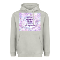 Moon Dust it hurts to bite my tongue Heavyweight Hoodie - TumblerDesignByShophia