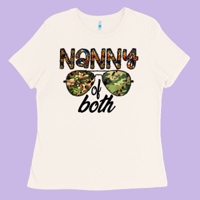 Nanny Of Both Ladies Tee Designed By Cowhidedigitalart