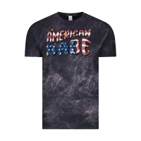 Cloud Black American babe Vintage Tee - MaliasSmallBusiness