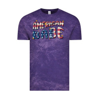 Cloud Purple American babe Vintage Tee - MaliasSmallBusiness