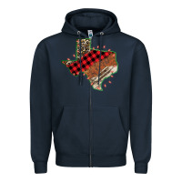 Navy christmas texas Zipper Hoodie - Bettercallsaul