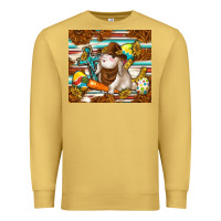 Antique Gold western bunny Premium Sweatshirt - TumblerDesignByShophia