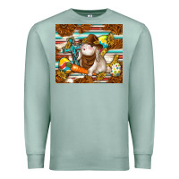 Seafoam western bunny Premium Sweatshirt - TumblerDesignByShophia
