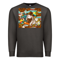 Smoke western bunny Premium Sweatshirt - TumblerDesignByShophia
