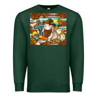 Sports Green western bunny Premium Sweatshirt - TumblerDesignByShophia