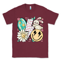 Burgundy retro easter Classic Tee - MaliasSmallBusiness