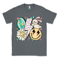 Charcoal Heather retro easter Classic Tee - MaliasSmallBusiness