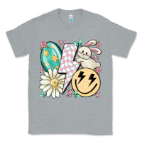 Heather Grey retro easter Classic Tee - MaliasSmallBusiness