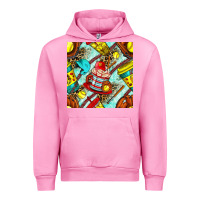 Fuchsia Pink softball coffee cup and bat with leopard seamless pattern bbs Urban Hoodie - BundleAndBundleShop