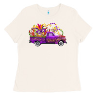 Bone mardi gras truck Ladies Tee - FaDigitalArtStudio