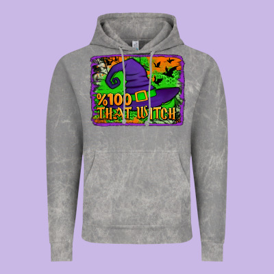 Witch's Hat 100 That Witch Vintage Hoodie Designed By Jasminsmagicworld