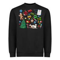 Black nurse christmas Heavyweight Sweatshirt - MaliasSmallBusiness