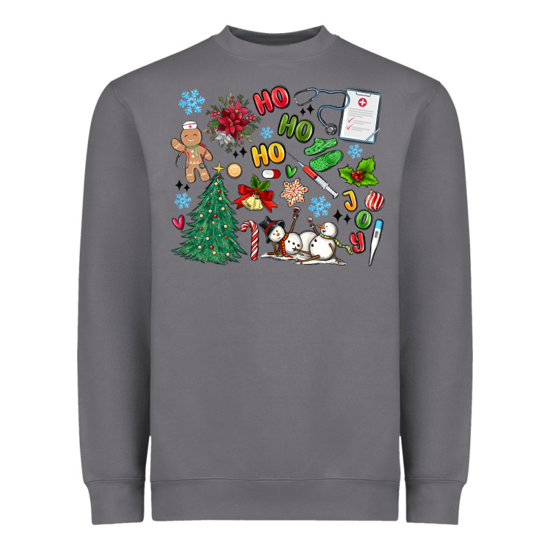 Nurse Christmas Heavyweight Sweatshirt by MaliasSmallBusiness | Teevron