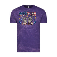Cloud Purple american mama Vintage Tee - MaliasSmallBusiness