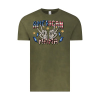Vintage Olive american mama Vintage Tee - MaliasSmallBusiness