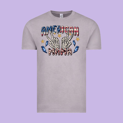 American Mama Vintage Tee Designed By Maliassmallbusiness