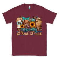 Burgundy moody before coffee Classic Tee - JahusDesignShop