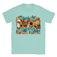 Seafoam moody before coffee Classic Tee - JahusDesignShop