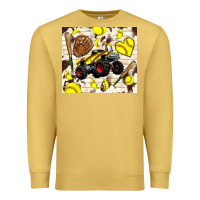 Antique Gold softball crusher Premium Sweatshirt - TumblerDesignByShophia