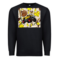 Black softball crusher Premium Sweatshirt - TumblerDesignByShophia