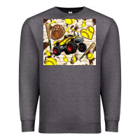 Charcoal Heather softball crusher Premium Sweatshirt - TumblerDesignByShophia