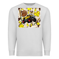 Dove Grey softball crusher Premium Sweatshirt - TumblerDesignByShophia