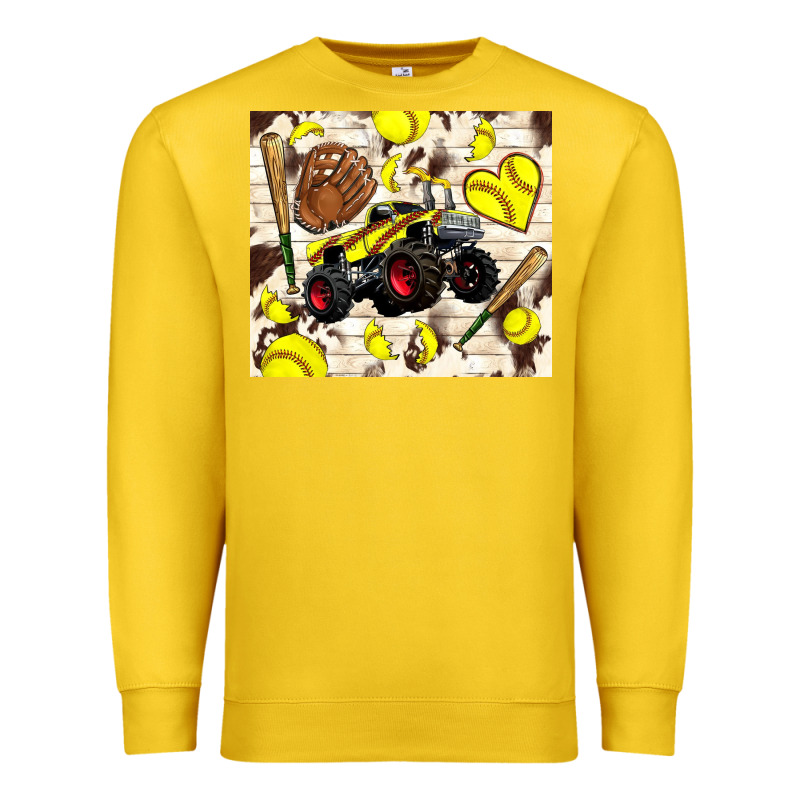 Softball Crusher Premium Sweatshirt by TumblerDesignByShophia | Teevron
