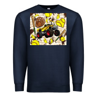 Navy softball crusher Premium Sweatshirt - TumblerDesignByShophia