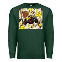 Sports Green softball crusher Premium Sweatshirt - TumblerDesignByShophia