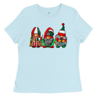 Baby Blue mexican flag gnomes Ladies Tee - RacoonDesign